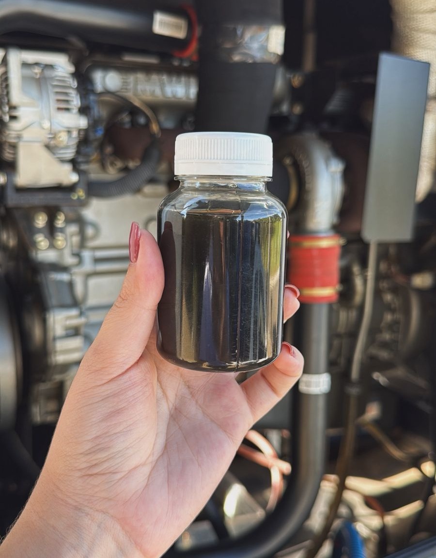 Amostra de óleo
